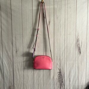 Kate Spade Cameron Street Hilli Leather Dome Pink Crossbody Bag